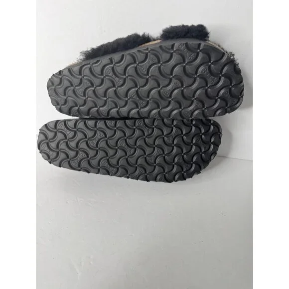 Birkenstock Papillio Daytona Shearling Black Sandal EU 36 US 5 Narrow - Picture 6 of 6